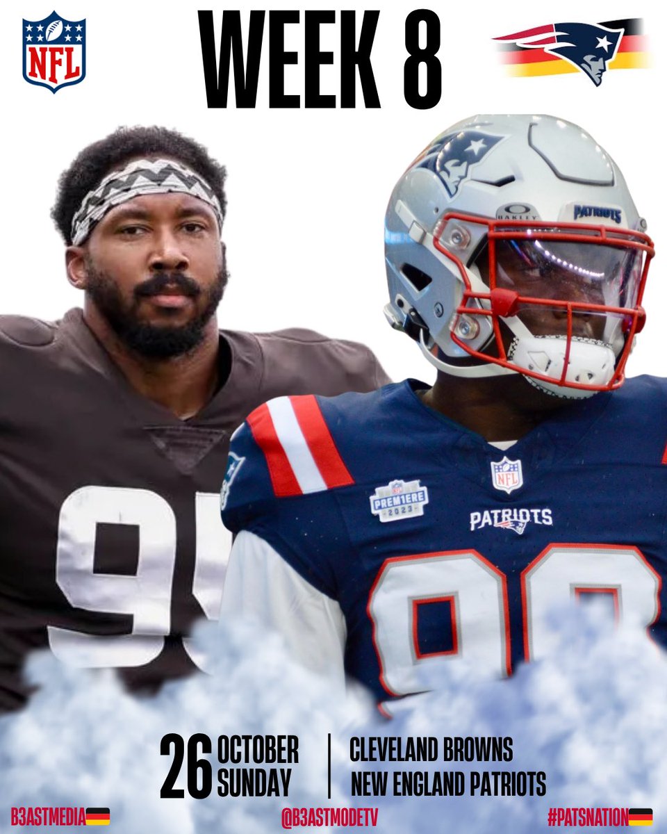 New England Patriots Fans. It is #Week8. 
The Cleveland Browns coming to Title Town. It looks like a easy Game, but that's my potential trap game. The upcoming game against the Cleveland Browns should not be taken lightly, because the #Browns are unpredictable. 
Here are a few