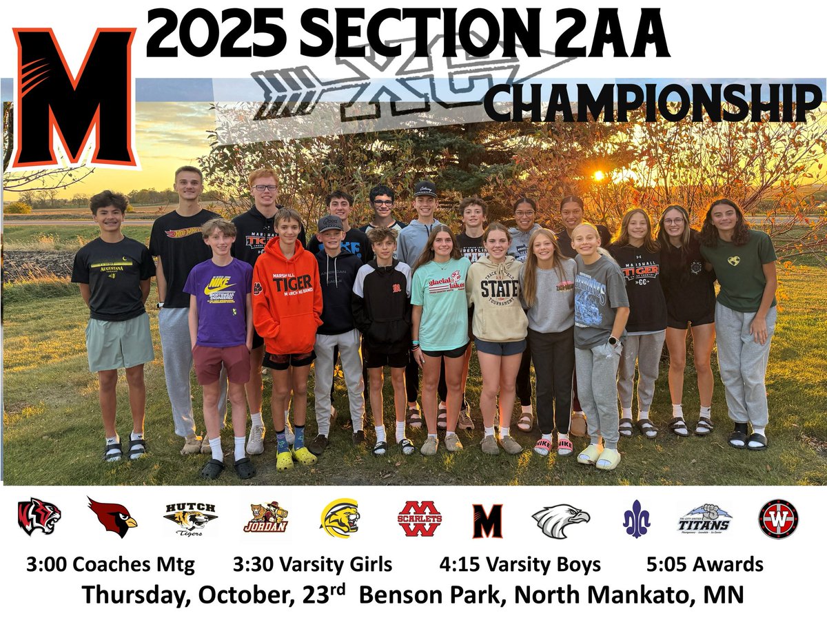 mhs_tigercc's tweet photo. Section 2AA Meet Today in Mankato at Benson Park. Go Tigers!! Results can be found here: https://t.co/FHW5AT5DBX. https://t.co/N4vwSOrZ7N