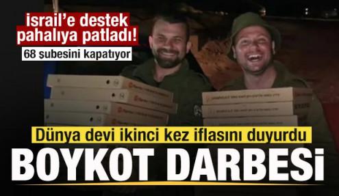 İsrai'e destek pahalıya patladı! Pizza devine boykot darbesi! İflasını duyurdu

İşgalci İsrail'in Gazze'deki soykırımına açıkça desteği nedeniyle boykot kampanyalarıyla karşı karşıya kalan Pizza Hut, İngiltere’de iflas başvurusunda bulundu.