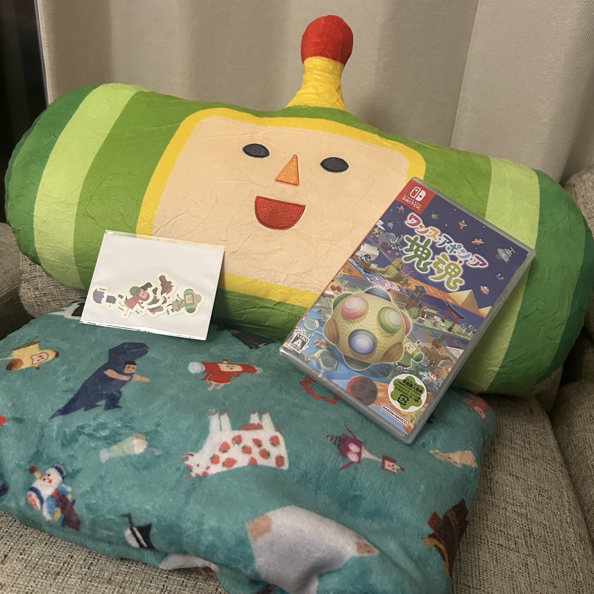 塊魂届いたぞ〜〜！！！！
シワシワ王子かわいいね
