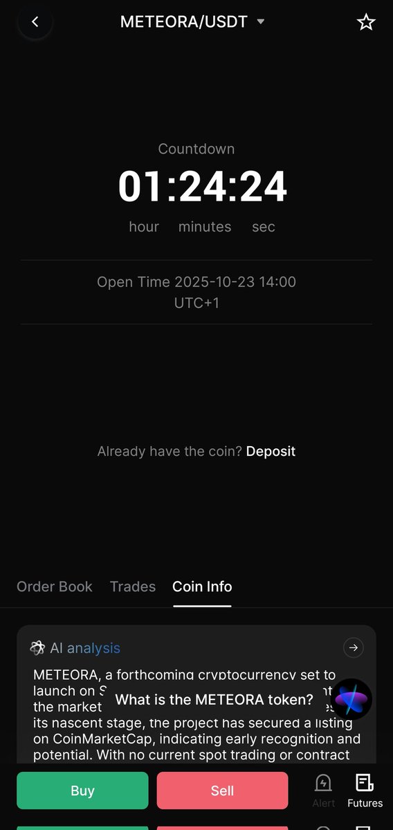 There’s something new brewing in the DeFi space. $METEORA is a decentralized exchange designed to provide secure and sustainable liquidity for the Solana ecosystem and beyond. With its listing on #BingX just about an hour away,it’s definitely one to watch

bingx.com/invite/HBIFCS/