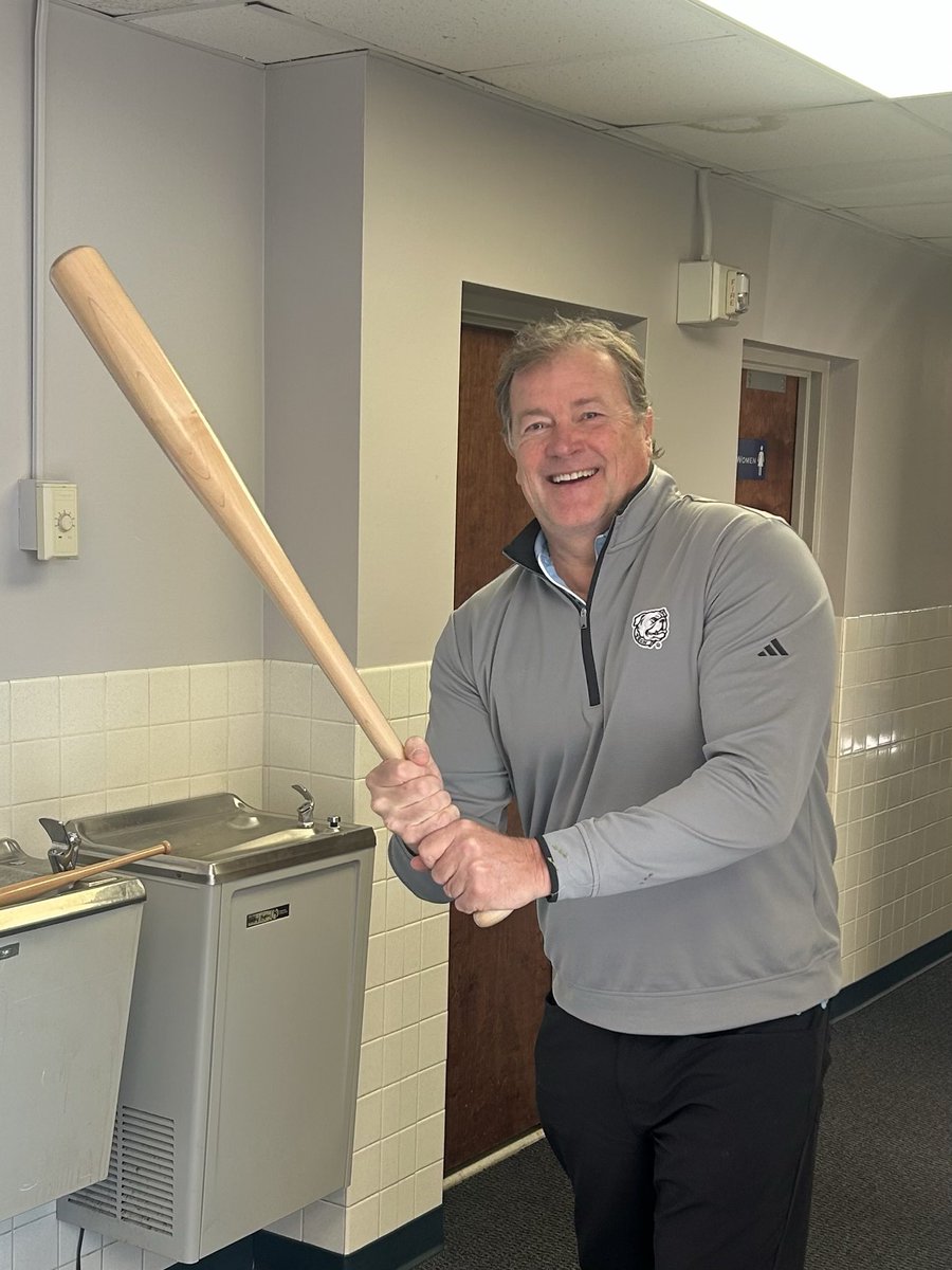 Having spent a lifetime hitting home runs, it should come as no surprise that Paul Devlin upgrades from a mini-bat to a full-size Louisville Slugger. "Charlie, here comes the deuce. And when you speak of me, speak well.” – Crash Davis