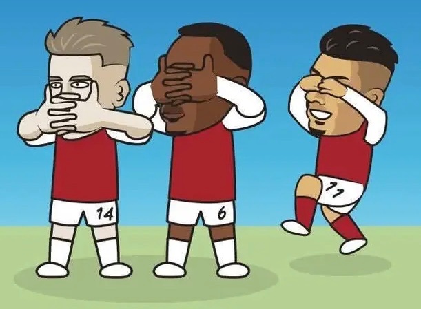 GunnerLoulou's tweet photo. I love this team!! 🤣🤣 https://t.co/XWvqbS5CGD