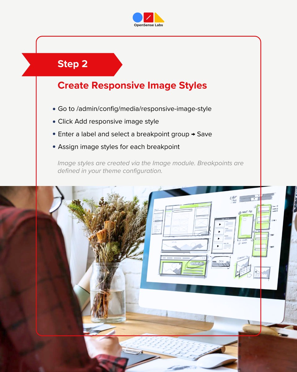 OpenSenseLabs's tweet image. Images can make or break your website. Sending the wrong size slows it down 😬
Responsive images deliver the perfect size per device, boosting performance and UX.
Want to use them in Drupal? Swipe for a step-by-step guide
#drupal #webdevelopment #frontenddevelopment #germany