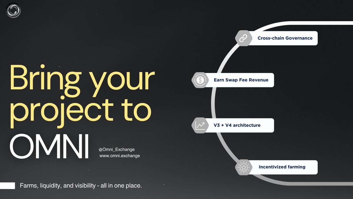 Omni_Exchange's tweet image. Builders , planning your next liquidity campaign?

Host it on OMNI Exchange and give your token a strategic advantage. We provide the tools to build deep, sustainable liquidity:

🗳️ Gauge Control: You direct where emissions flow.
💰  Incentive Bribes: Attract veOMNI voters to…