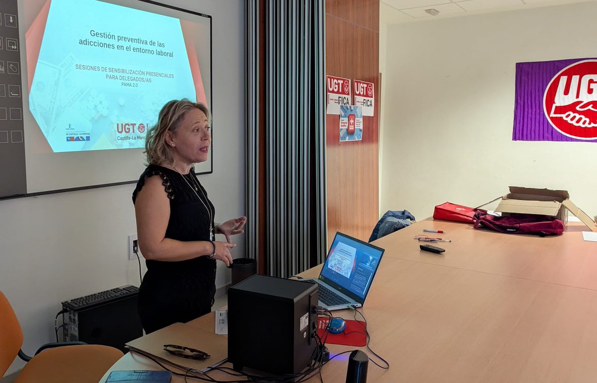 📸 Hoy han comenzado en #Albacete nuestros talleres formativos para prevenir y abordar las adicciones en el entorno laboral 👷‍♀️

👉 A lo largo de las próximas semanas estaremos también en Talavera, Ciudad Real, Cuenca y Guadalajara