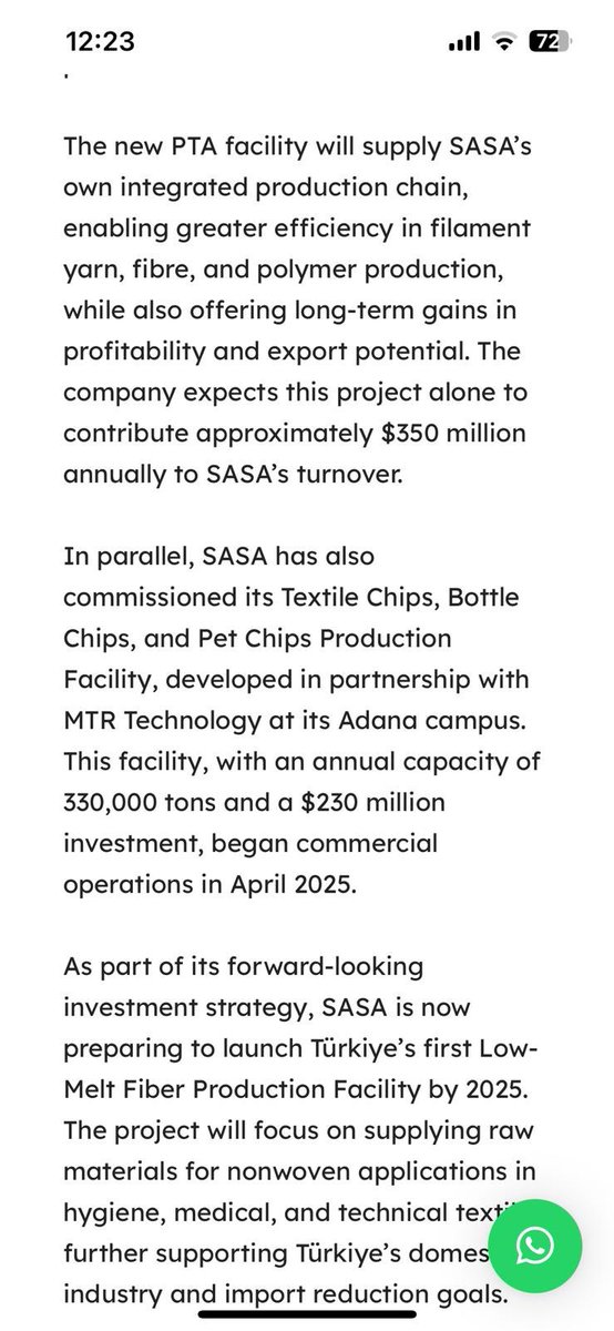 #sasa #tuprs #kochl #ttrak #ekos #doas #dohol #bryat #thyao #garan #isctr #reedr #asels #altny #miatk

PTA İTHALATI SASA SAYESİNDE DÜŞTÜ. DÖVİZ CEPTE KALDI. ÇİN’İN PTA SATIŞI AZALMAYA BAŞLADI. 

Sasa yatırımlarının ne kadar stratejik olduğunu bir bilseniz. Elbette ülkemiz