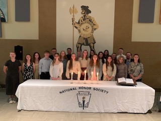 Congrats to the newest members of the MGJSHS Chapter of the National Honor Society. These students have exhibited the four pillars (Scholarship, Character, Leadership, &amp; Service) of NHS and are worthy of induction into this organization. We are extremely proud of them! #WeAreMG