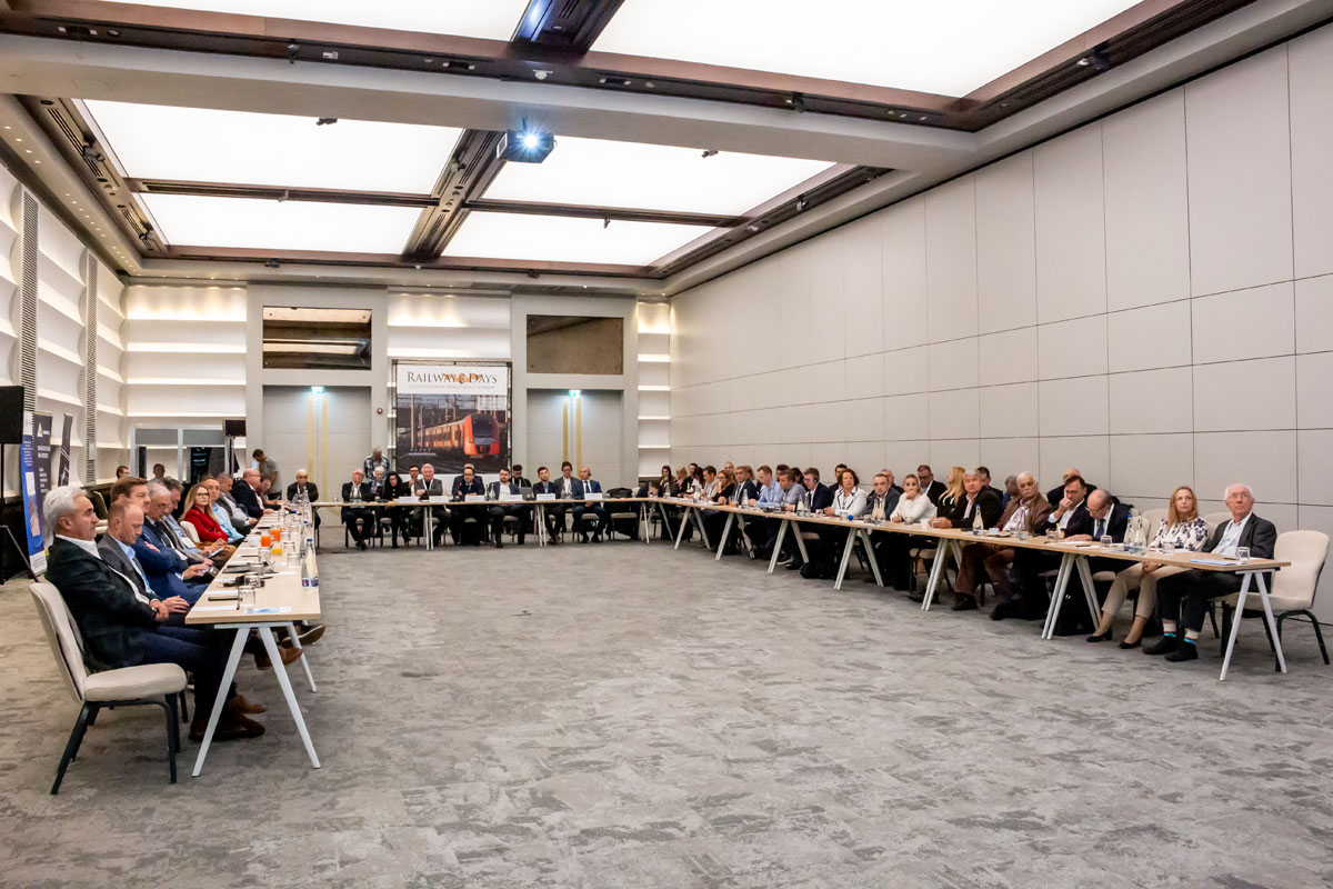 💡 On October 15, Nicolas Furio, Head of the Innovation Pillar at #EU_RAIL, joined #RailwayDays 2025 in Romania. During panel "The Future of Railway Infrastructure - Visions and Trends" he shared insights covering tech, funding, modernization and EU-Rail Flagship Areas 3&amp;4.