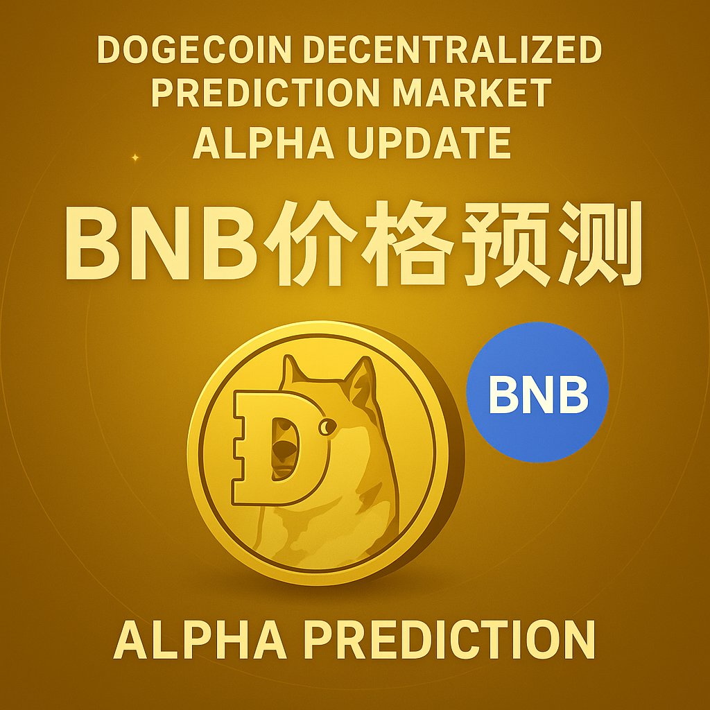 🚀  Decentralized Prediction Market — Alpha Update

The Alpha Market has officially launched #BNB  price prediction, powered entirely by #狗狗币 💰

Anyone can now use 狗狗币 to join and bet on the future price of BNB.
More markets are coming soon — including custom real-world