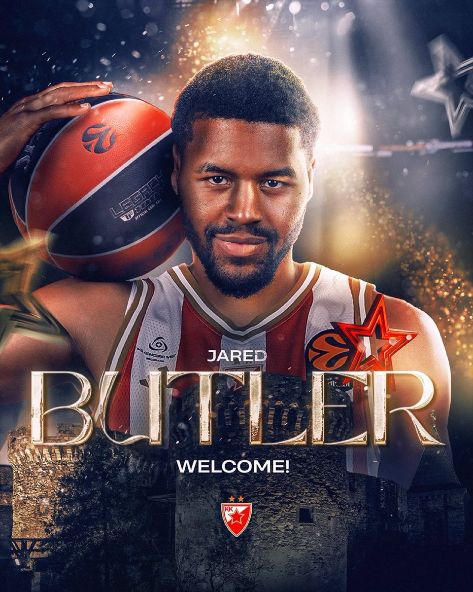Hace apenas 10 días metió 35 puntos en pretemporada NBA con Phoenix Suns. 

Jared BUTLER es nuevo jugador de Estrella Roja. Un talento muy a tener en cuenta en Euroliga. Este es bueno bueno.