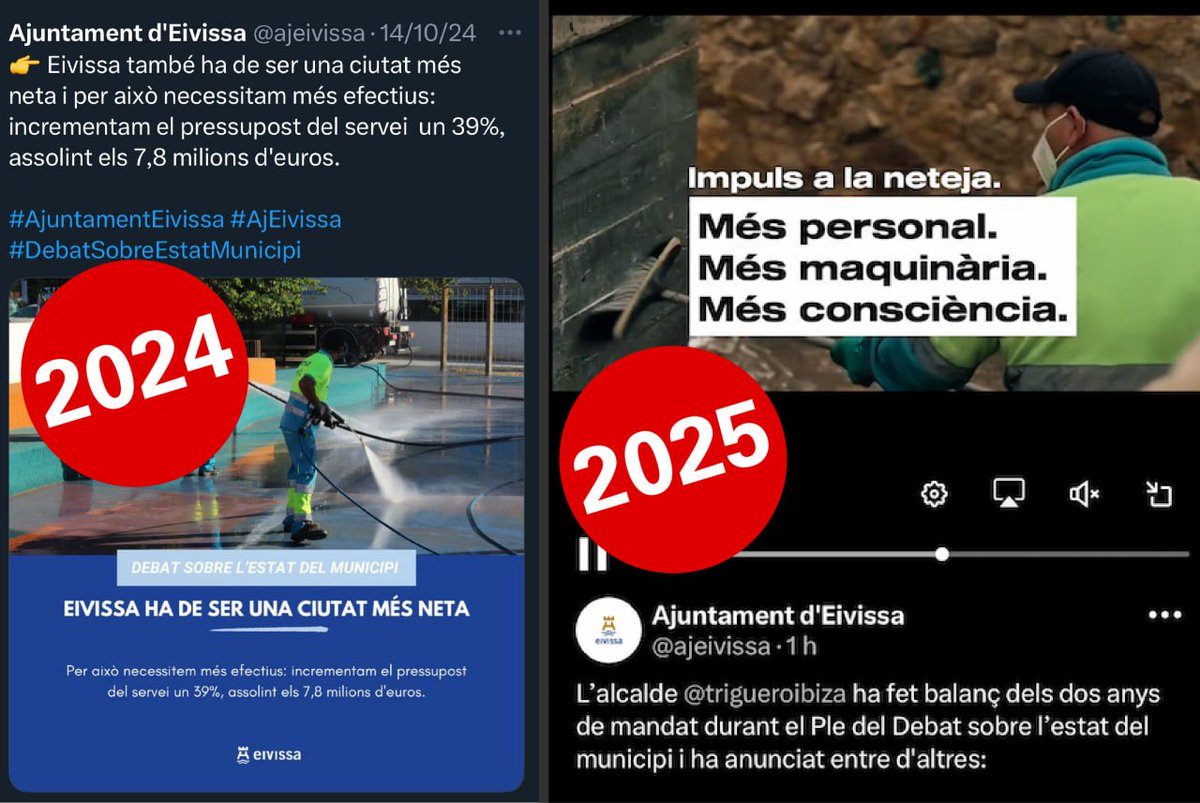 🤹🏻‍♂️ La Factoria de Ficció de Triguero ens ven propaganda fent els mateixos anuncis cada any al debat d'estat del municipi. 
Intenten guanyar temps perquè no es vegi la seva nula gestió i portem #DosAnysPPerduts, sense ningú al volant de la ciutat.