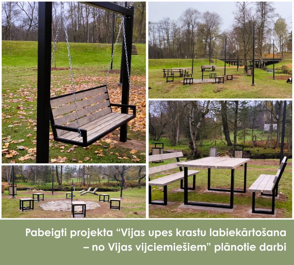 Projektā “Vijas upes krastu labiekārtošana – no Vijas vijciemiešiem” plānotās aktivitātes ir ieviestas valka.lv/lv/jaunums/pro…