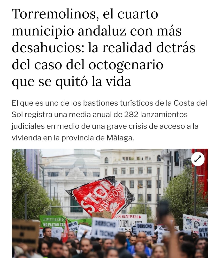 🟣 Torremolinos, cuarto municipio andaluz con más desahucios.
Mientras la gente pierde su casa, el PP convierte la ciudad en un mercado para fondos buitre y rentistas.
La derecha hace negocio con el dolor: dejación, especulación y miseria.
#ViviendaDigna #Torremolinos