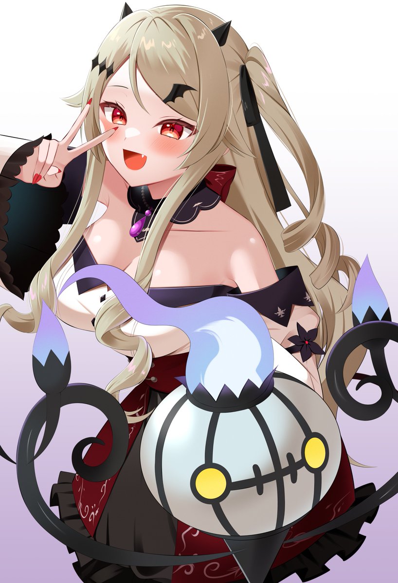 企画絵
珠華メアさん＆シャンデラ