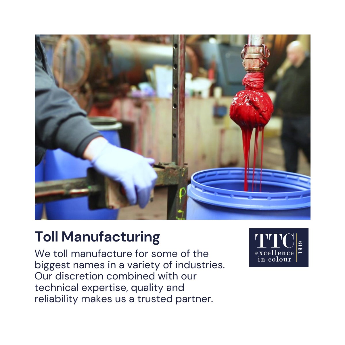 We offer toll manufacturing for some of the biggest names in a variety of industries - our facilities allow us to design, make &amp; supply special products with unrivalled consistency.

Learn more: d36.co/1bXpF

#pigmentdispersions #pigment #excellenceincolour