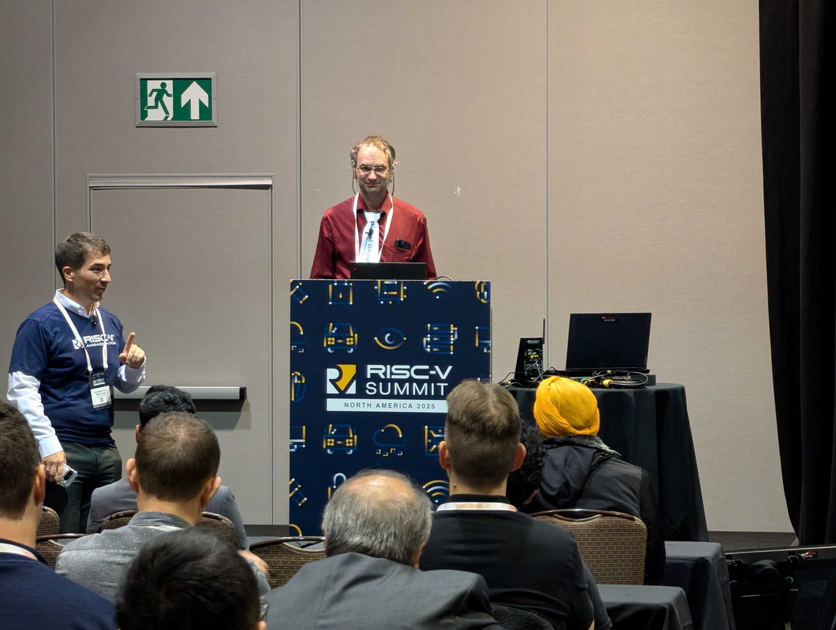 OpenHWFdn's tweet image. ✨ There are few things better than the combination of an open standard, open source processor IP and some of the most innovative organisations in the @risc_v ecosystem.

#RISCVSummit #RISCV #OpenHW #RISCVEverywhere