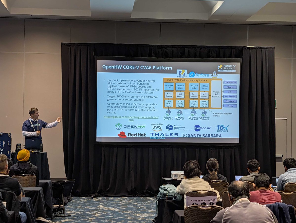 OpenHWFdn's tweet image. ✨ There are few things better than the combination of an open standard, open source processor IP and some of the most innovative organisations in the @risc_v ecosystem.

#RISCVSummit #RISCV #OpenHW #RISCVEverywhere