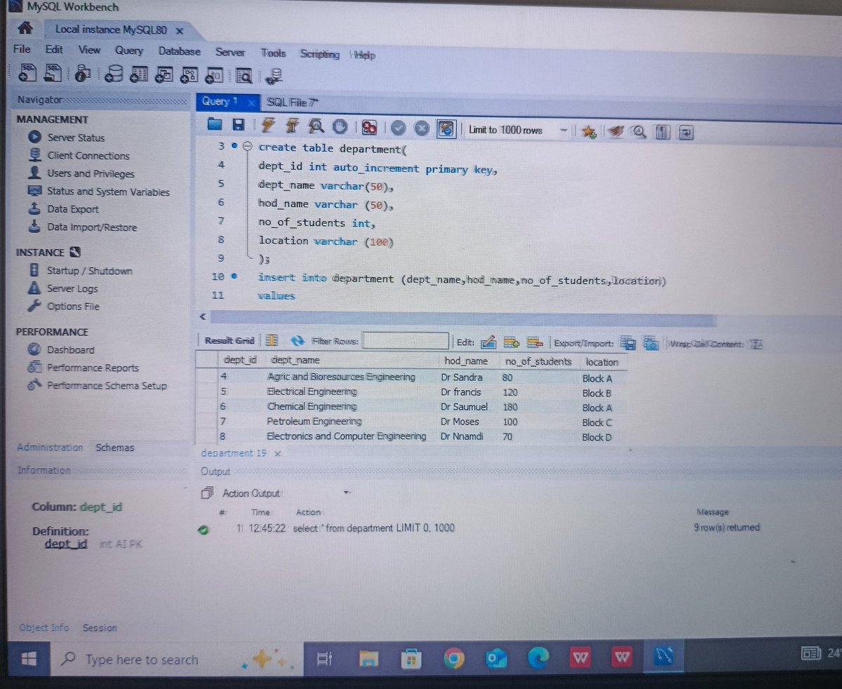 pennyworth68828's tweet image. My SQL journey 📊
#sqlworkbench
My fellow data analyst in the House 🙌
Gradually we ll get there 💪
#DataScience
#Data_analysis