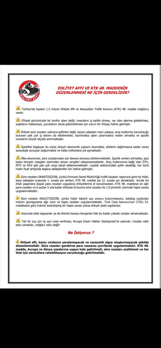 <a href="/Nirvana3606/">SavaŞ</a> Size dahada saçmasıni söyleyebilirim 
B sınıfı ehliyeti trafikte  alınan  bir şoförü aynı zamanda FORKLİFT  ehliyetinide vermiş oluyor ve işi fesh edilip tüm tazminatı elinden gidiyor ktk 48  i bence bir balıkci çıkarmış  #EhliyetAffı  TrafikYasasına Tepki Büyüyor
#SürücüAffı