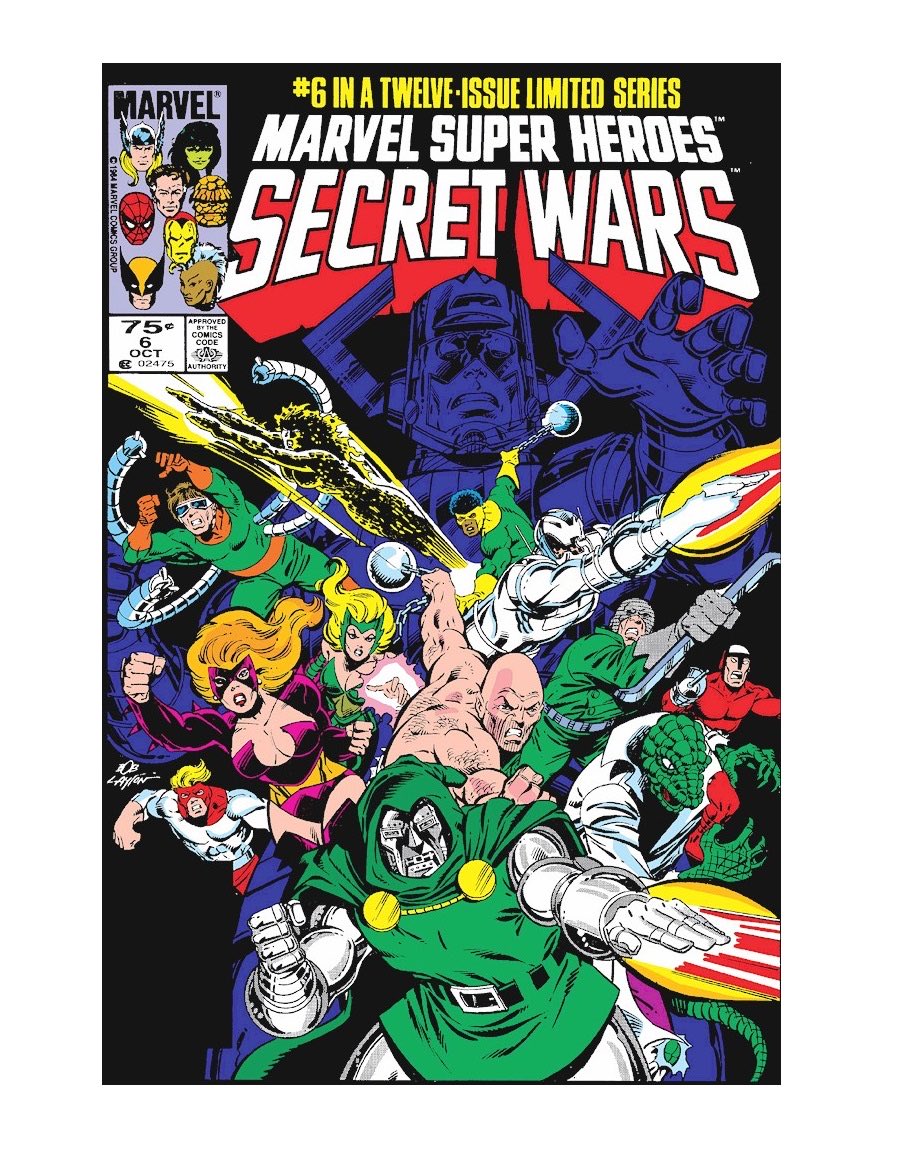 #ThrowbackThursday: published this month in 1984, Secret Wars #6 was the third of my four covers for the series. Not the story they’re using for the Avengers but still a classic. @marvel #secretwars