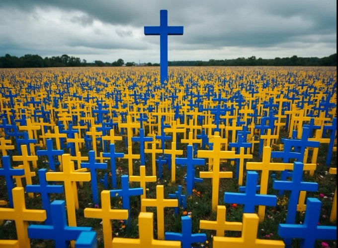 Ukraine is dying a death of a thousand cuts, each one a tragedy.  While it's masters in Brussels, London and Washington make obscene profits from the human calamity they instigated and perpetuate from Kiev.  

Zelensky, Johnston, Biden, all wealthy men in warm beds tonight.