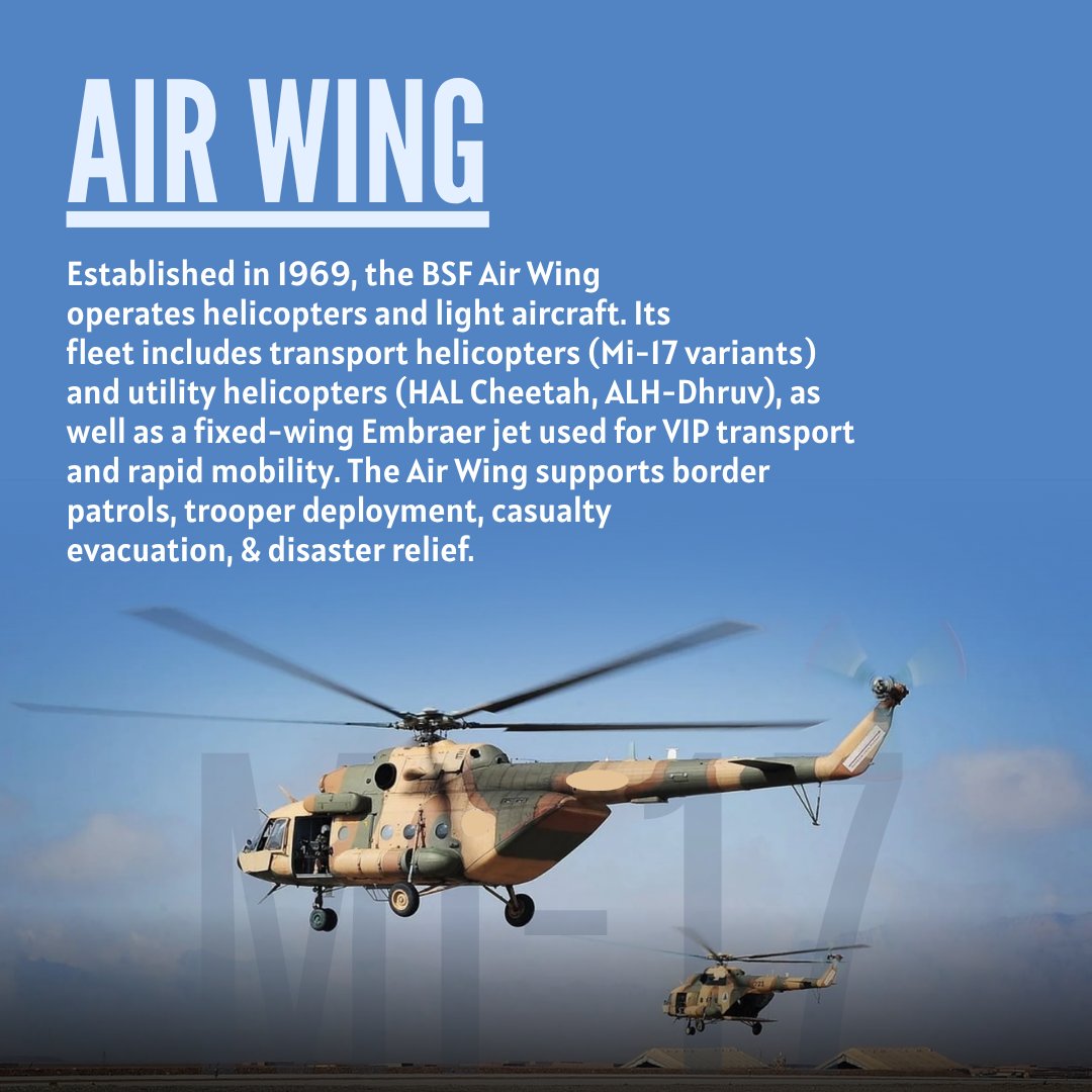 RudramDynamics's tweet image. 🪖Know Our Forces | @BSF_India 🇮🇳
India’s first line of defence, the Border Security Force stands guard with courage; living by the motto -“Duty Unto Death (जीवन पर्यंत कर्तव्य)”
@HMOIndia @SeemaBhawaniBSF
#KnowOurForces #BSF #BorderSecurityForce #CAPF #AtmaRakshitBharat #JaiHind