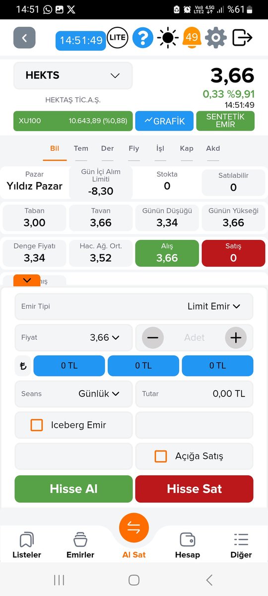 Hektaskk's tweet image. #Hekts
Hisse tavan oluyor, kap geliyor.
Bu ali cengiz oyınlarına gerek var mı? Niye şeffaf olunmuyor bu kadar zor mu ?