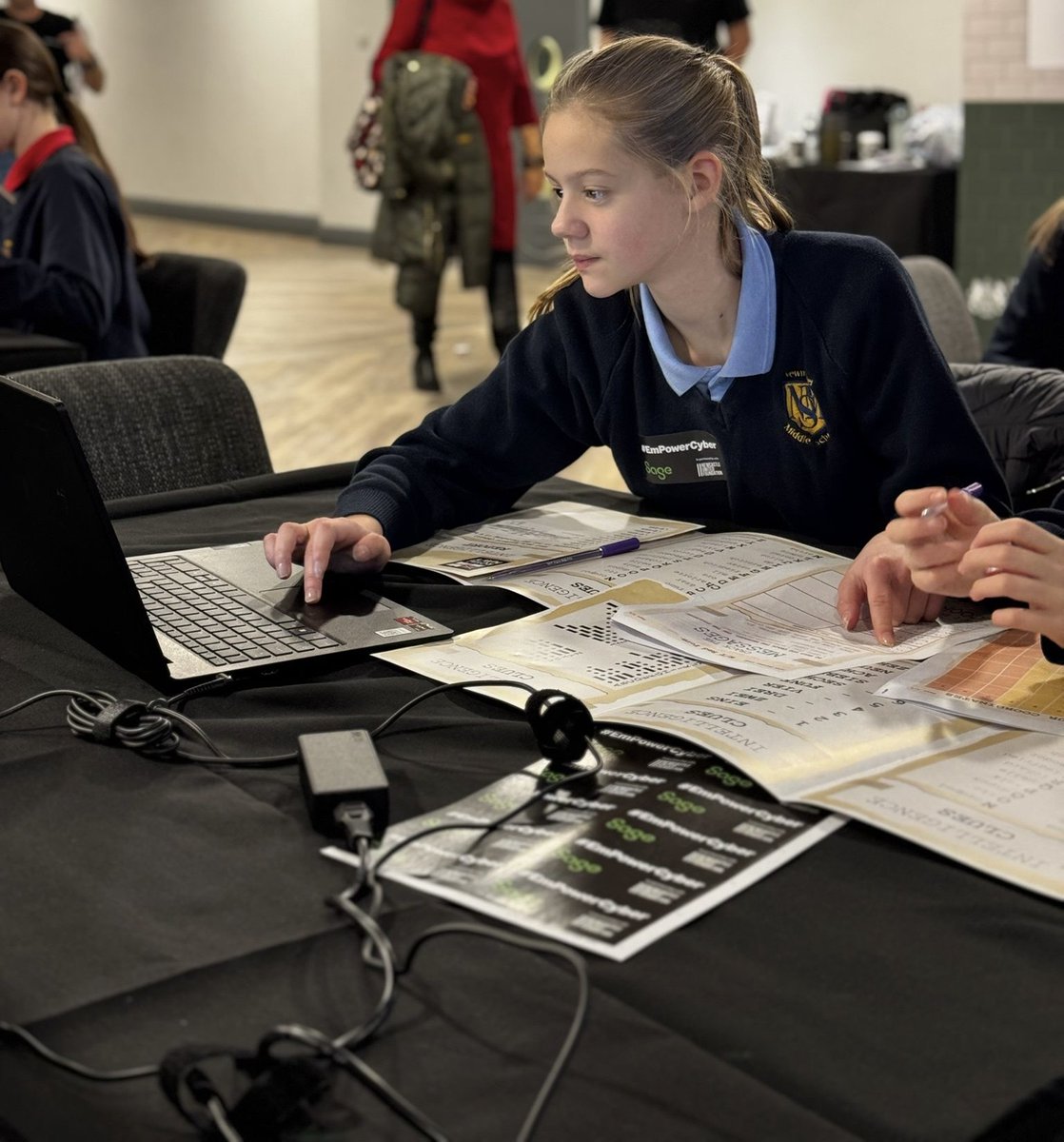 Computing_North's tweet image. CyberFirst North East is proud to be part of EMPOWER this November!💻

Join us for a day of fun, engaging cyber activities made to inspire young girls to explore the exciting world of tech.💥

We’re so excited to be part of it! 🎉