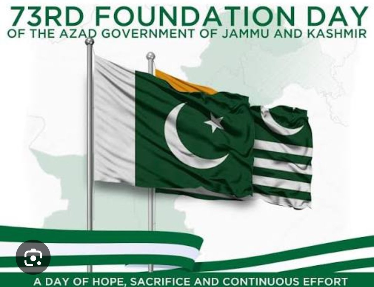 Intel_Observer's tweet image. 24th October — Foundation Day of Azad Kashmir!
A day to honor the martyrs of 1947 who turned struggle into sovereignty. Freedom was earned with courage, and its flame still burns bright in Kashmir. 🇵🇰