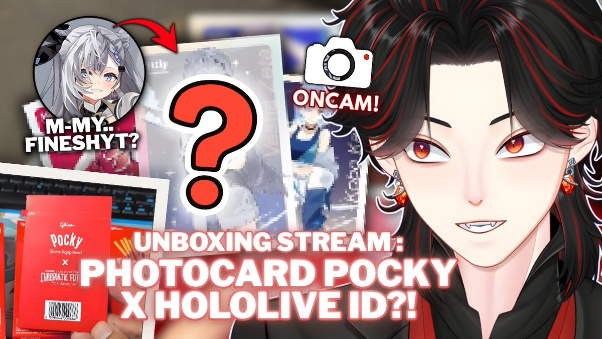 RyuzakiAyato's tweet photo. 1 JAM LAGI AKU BAKAL UNBOXING 3 PCS COLLECTIBLE CARD POCKY X HOLOLIVE ID!🍫
Kira-kira aku bakal dapet apa yaa? Ada yang mau jadi juru doa biar aku dapet Zeta?😭🙏🏻

#Ayalive #ryuzakiayato #PockyXhololiveID https://t.co/WsfQzMDosa