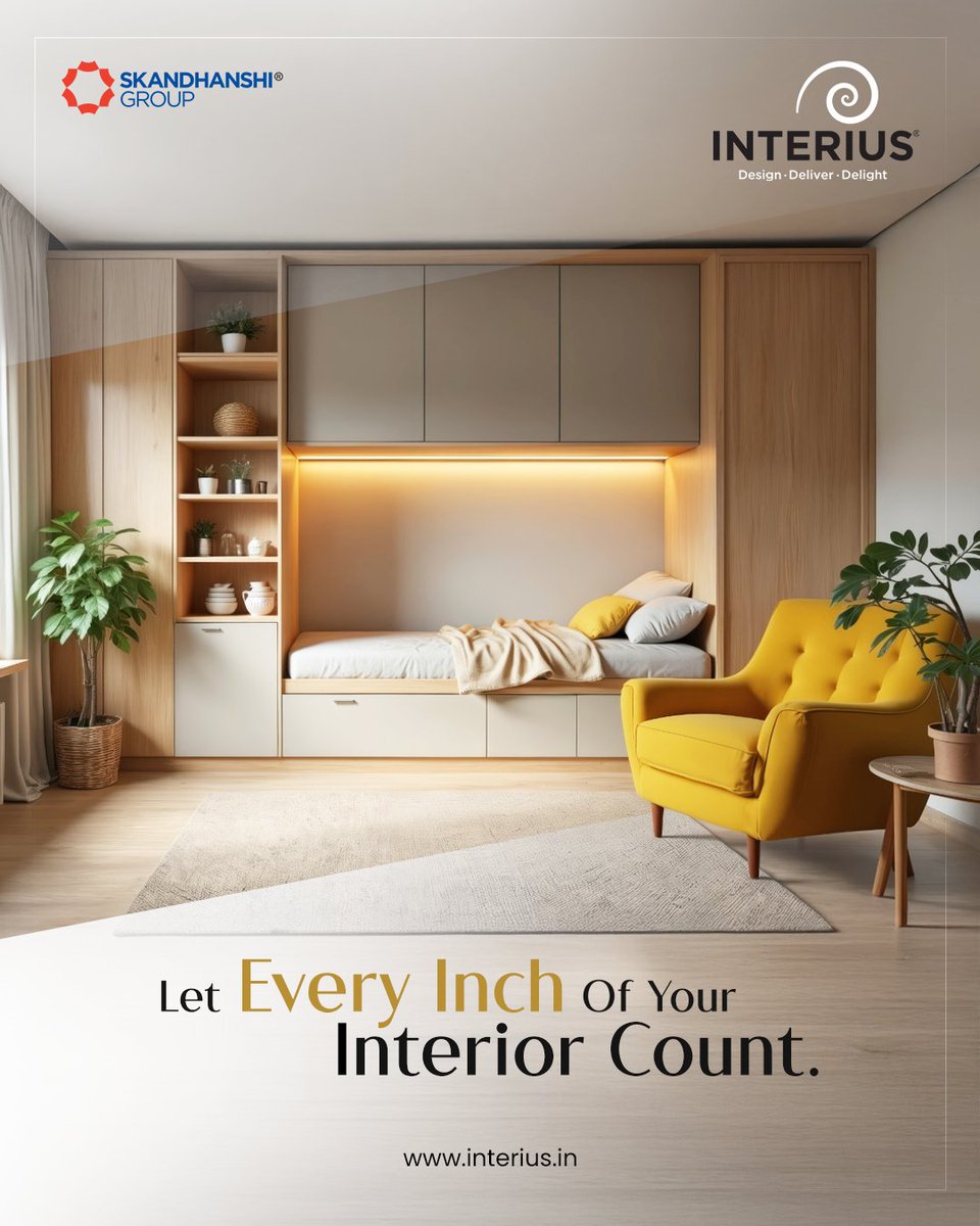 _interius's tweet image. Elevate your interior design with a custom wall-mounted bed and wardrobe storage!

Say GOODBYE to clutter and HELLO to smart, stylish solutions that fit perfectly with your interior. 
Call/WhatsApp: +91 91548 41875!

#INTERIUS #WardrobeDesign #InteriorDesignIdeas #SmartStorage