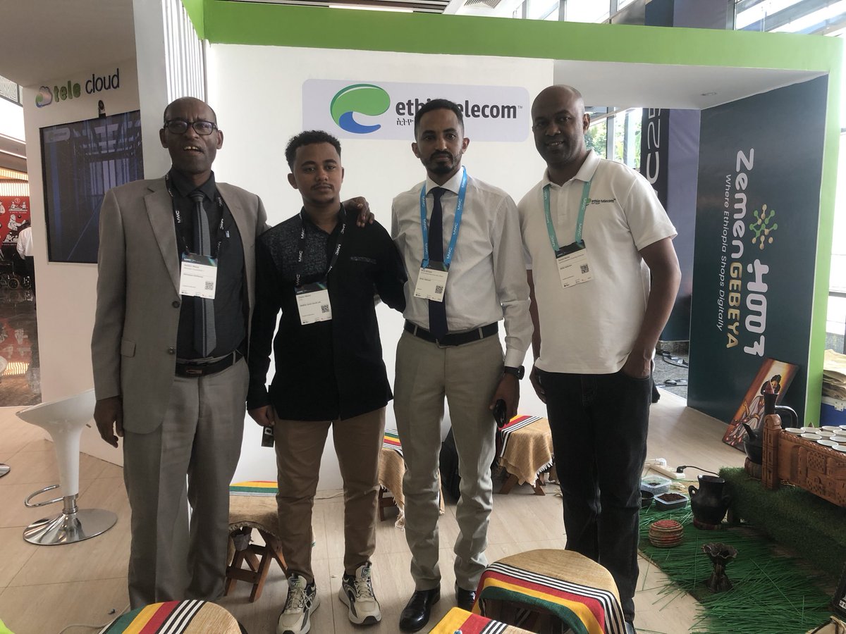 MenzaMedhin's tweet image. Amidst the vibrant energy of #three_day at the 2025 Kigali Mobile World Congress (#MWC) in Rwanda Kigali , Ethio telecom is passionately illustrating our vision for a digitally empowered Africa, anchored in robust connectivity and digital inclusion.