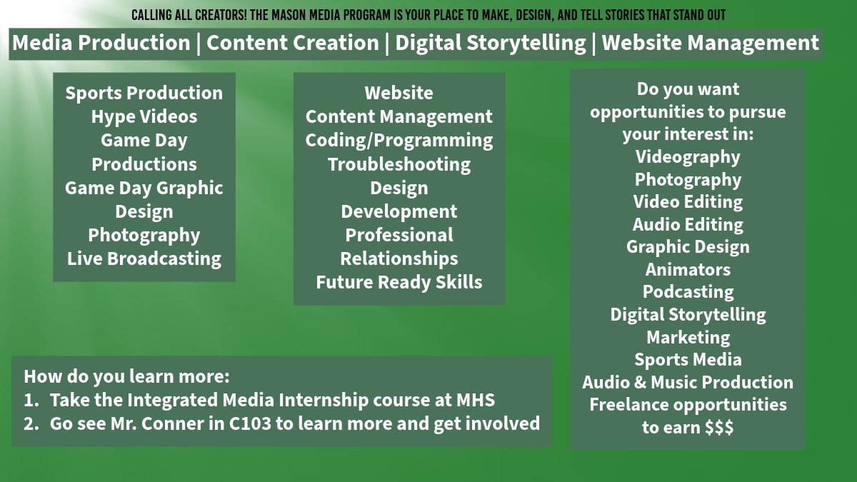 Mason Sports Radio (@mhssportsradio) on Twitter photo 