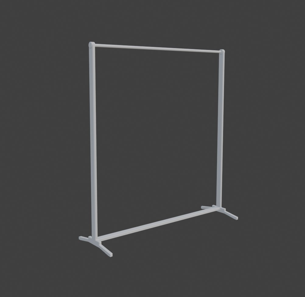 BitByteBytes's tweet image. daily whitebox #92
standing clothes rack
#dailywhitebox
#lowpoly #indiedev #gamedev #b3d
#3dmodeling #blender #gameart #3dart