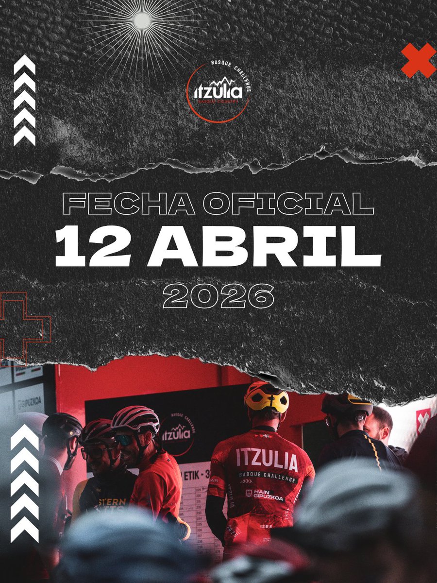🔥 La Itzulia Basque Challenge 2026 ya tiene fecha confirmada 
🗓️ 12 de abril 2026

🚀 Itzulia Basque Challenge 2026ren data baieztatuta dago
🗓️ 2026ko apirilak 12

🔥 Itzulia Basque Challenge 2026 date confirmed
🗓️ April 12, 2026

#itzuliabasquech2026