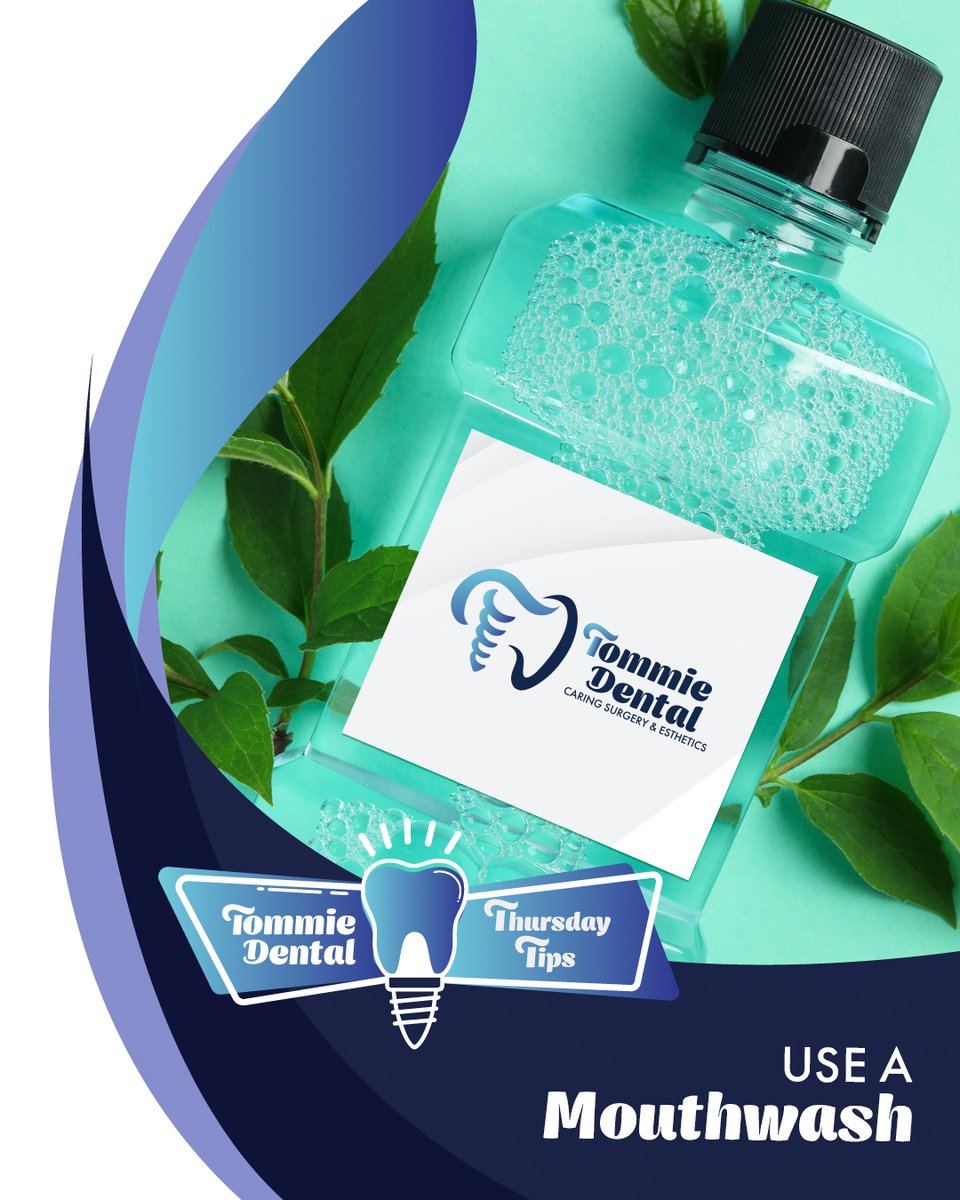 Here’s a secret to strengthening your dental routine: Don’t skip an alcohol-free mouthwash. It’s a powerful addition to brushing and flossing, but not a substitute. Use it as the finishing touch to keep your oral care routine strong.  #DentalCare #OralHealth #Mouthwash