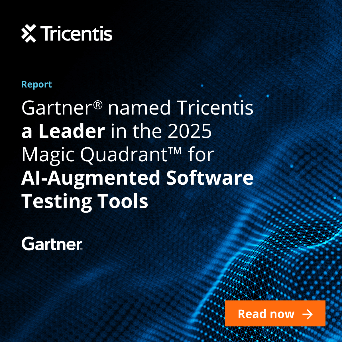 Tricentis's tweet image. 💃 Dance break🕺Because Tricentis been named a Leader in the first Gartner® Magic Quadrant™ for AI-Augmented Software Testing Tools 🎉
Download the report: bit.ly/43qUiO4
#Gartner #MagicQuadrant #AI #SoftwareTesting