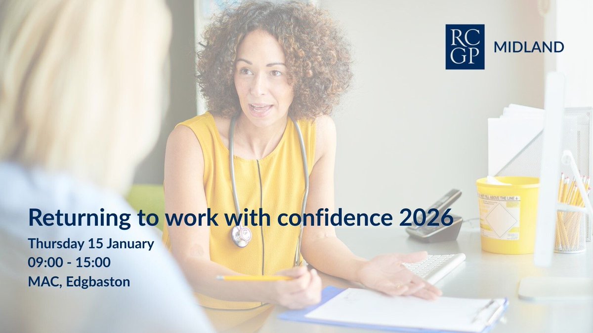 MidRCGP's tweet image. Join our free, one-day event designed for those on parental leave or working whilst having young children. Boost your confidence to return to work, network with local colleagues, and explore future opportunities. Babies are welcome with a parent. 👉 buff.ly/AF12og4