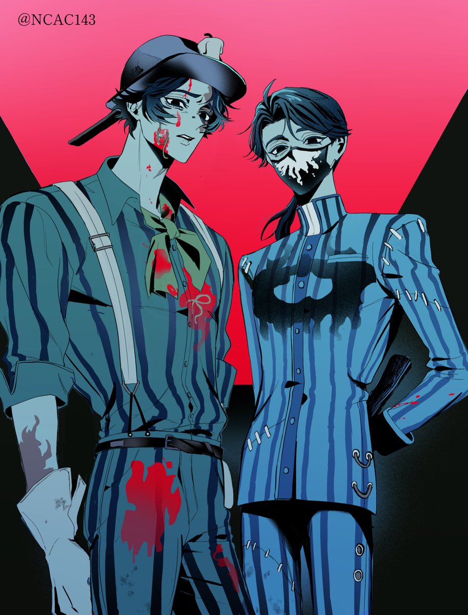 NCAC143's tweet image. 🧲精神病院の問題児2人組⚰️