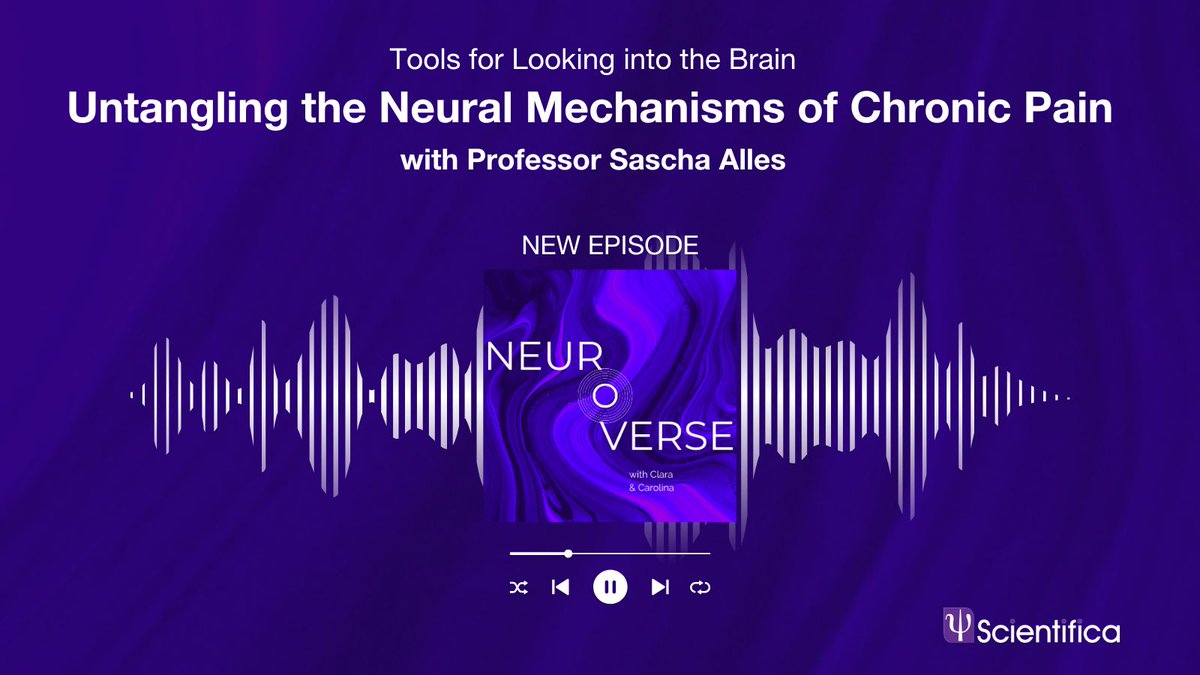 🎙️ New #Podcast: <a href="/Neuroverse_Pod/">Neuroverse</a> speaks with Professor Sascha Alles, <a href="/AllesLab/">Alles Lab</a> about the complex world of chronic pain. Learn how pain signals are generated &amp; processed, what drives #chronicpain, &amp; how new technologies are transforming our understanding. 🔗buff.ly/5gYoptR
