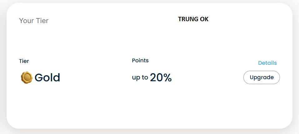 Here's my tier in AIR Shop

You can enjoy your trip through AIR.SHOP and earn AIR SP as a reward.