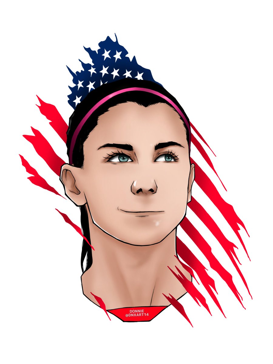 Ilustración en honor a ella, la icónica <a href="/alexmorgan13/">Alex Morgan</a> ✨