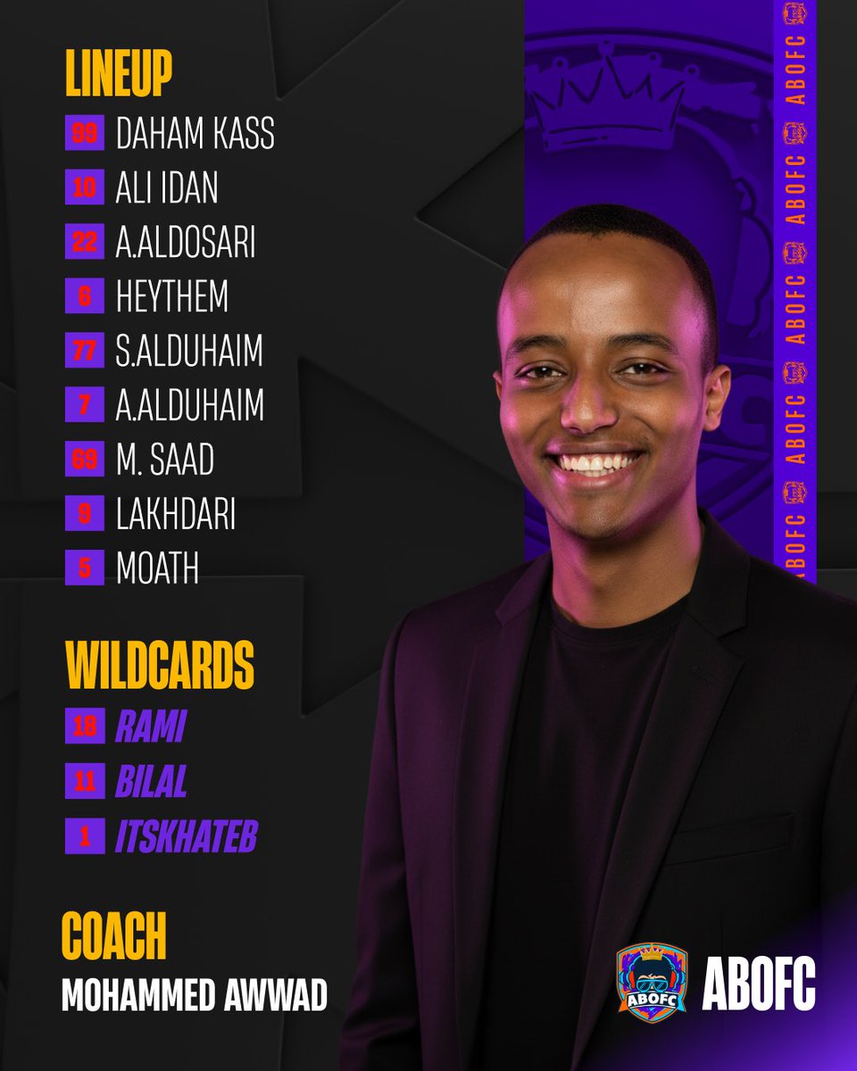 بأسماء جاهزة للتحدي 💪
تعرفوا على روستر فريق <a href="/ABOFC_MENA/">ABOFC</a> في موسم كينقز ليق ⚽️👑