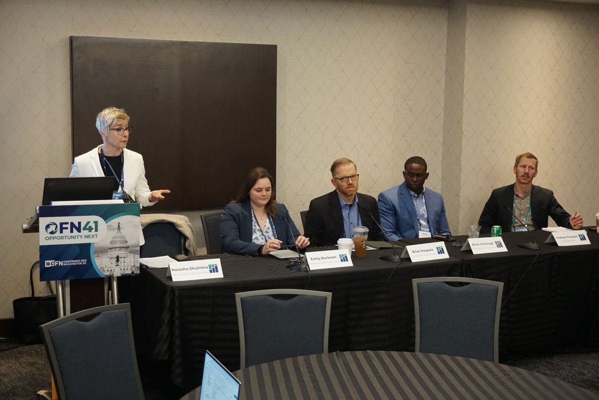 Final day at #OFN41 kicks off with "Turning Complexity into Opportunity: Rural Health Lending Playbook"  —  led by our SLO Natasha Shulinina. Powerful insights and fresh energy to close the week strong!

#CDFI #OpportunityNext #CommunityDevelopment