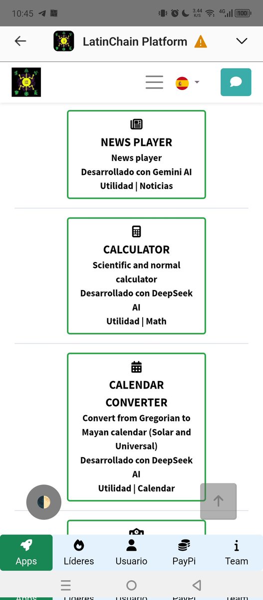 LatinChain Platform tweet media
