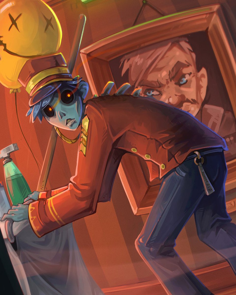 AdamScythe's tweet image. Unrequired Room Service
Time lapse on my YT.

#digitalart #digitaldrawing #spookycute #stylizedart #halloween #art #drawing #art