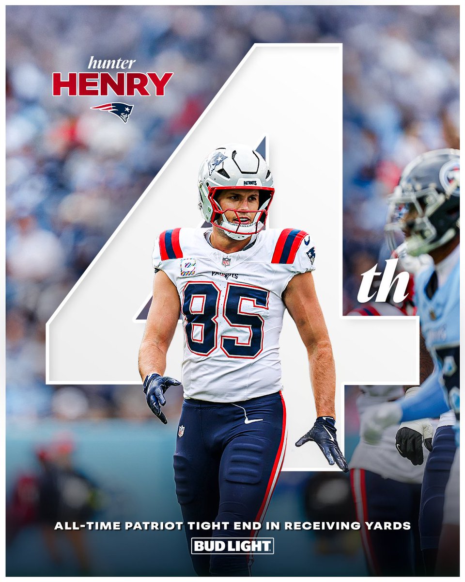 Climbing the ranks @Hunter_Henry84 📈

@budlight | #ForTheCelly 