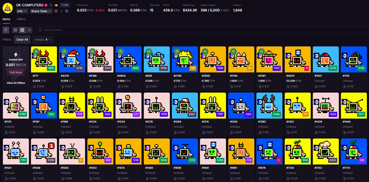 구매하고 싶은 BANKR 공식 콜라보레이션 NFT 
:OK COMPUTERS 

NFT 홀더면 좋은 점, 혜택!!!
OK Computers 보유 시 Bankr Club 점수가 상승
단, CLUB MEMBERSHIP 부여는 아님.

MINITING 방식은 <a href="/bankrbot/">Bankr</a> Terminal 에서 온체인 데이터로 직접 배포되었다는 점에서도 신기한 NFT예요.

추가로 에어드랍
