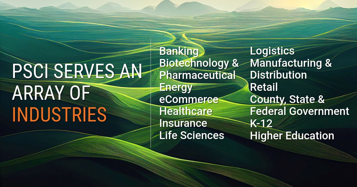 PSCI's tweet image. Every industry has its challenges. #PSCI connects healthcare, finance, government, and more with the #IT pros who keep them moving forward. Let’s talk. #ITStaffing #TechTalent #HealthcareIT #GovTech #LifeSciences #Manufacturing bit.ly/3Z9wdaS